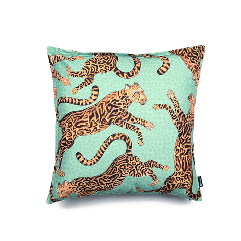 Cushion Cover Cheetah Kings Jade Outdoor