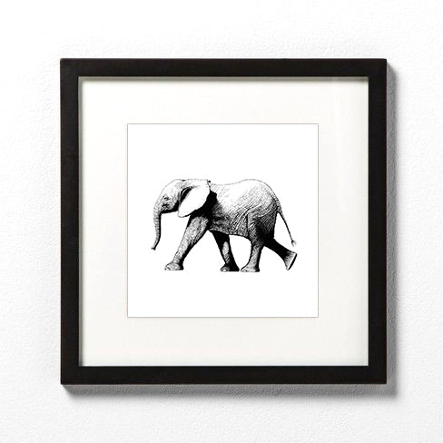 Prints: Brennan Seward Prints - Elephant