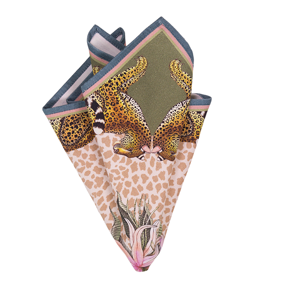 Napkins Leopard Lilly Stone
