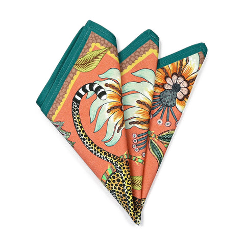 Napkins Leopard Coral