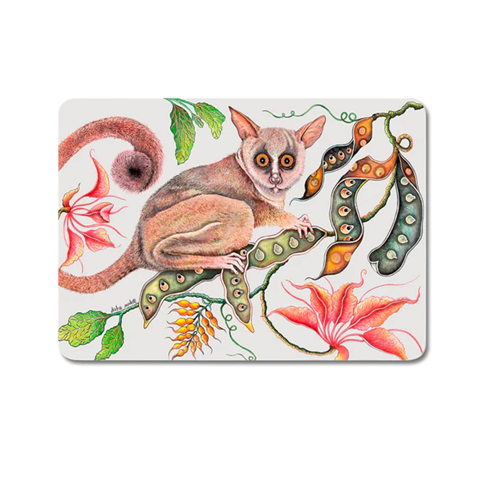 Placemat Bush Baby Chalk