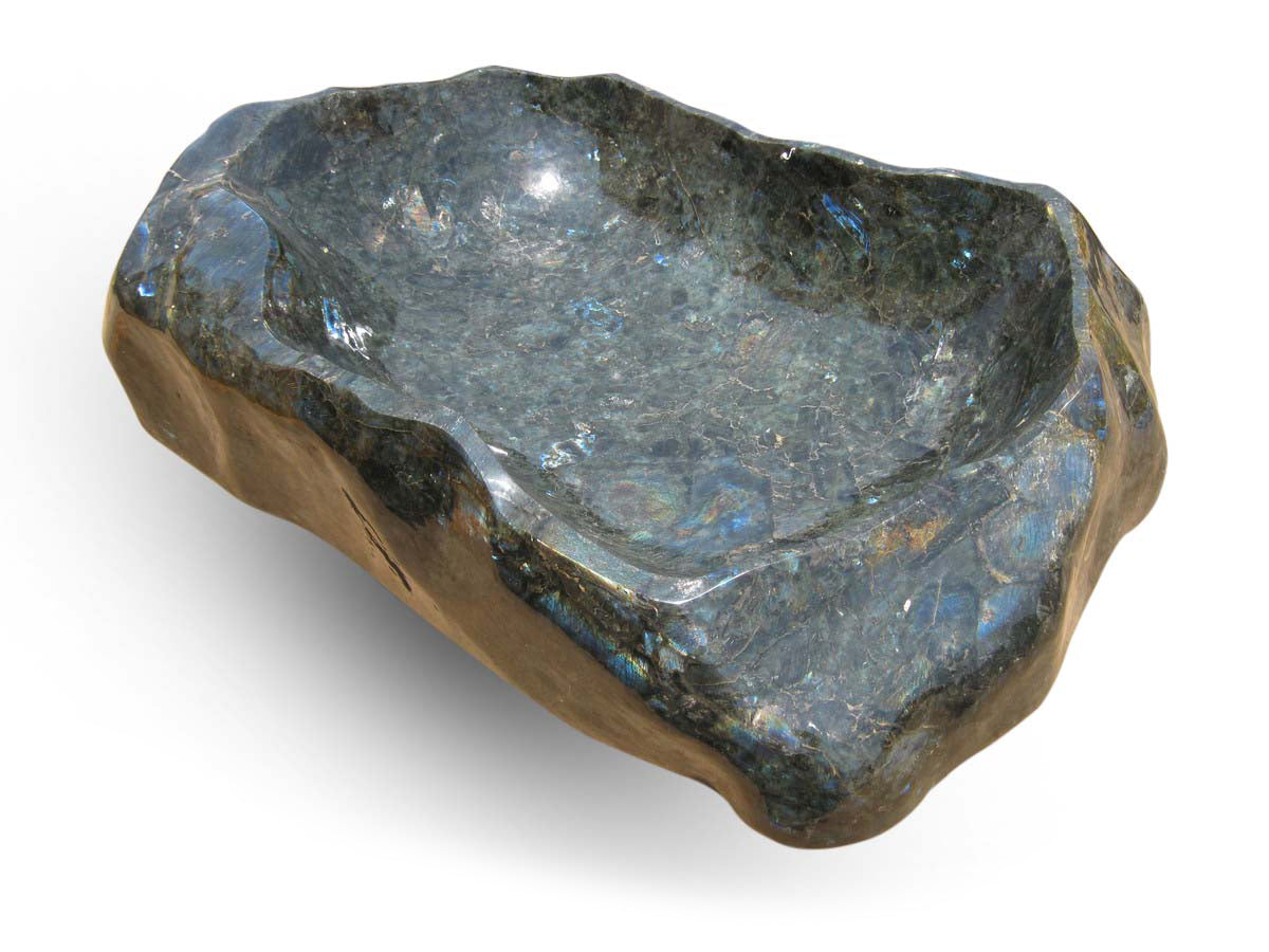 Square Labradorite dish