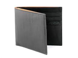Wallet: Men's Billford Bovine Leather with Ostrich Shin Black