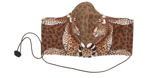 Face Mask Leopard Lilly Safari